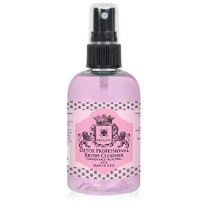 SHANY Detox Professional Brush Cleanser, Instant Dry, 4Oz, Paraben-Free, Flower Extract