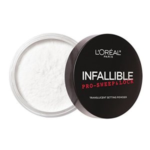 Pro-Sweep & Lock Setting Powder, Translucent, 8g - Matte Finish, Controls Shine