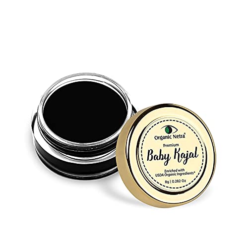 Jex Baby Kajal - 100% Natural, Organic Ingredients, Water Resistant - 8g