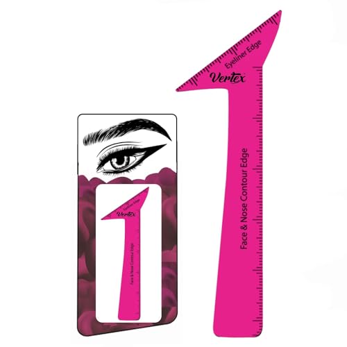 Eyeliner Stencils Pencil Liquid Liner Gel Stamp Pen For Beginners Use Waterproof Makeup Wing Tips Eyeshadow Brushes Eyebrow Kit Stencil Sharpener Black Fine Point