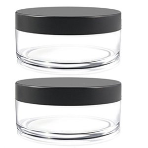 2PCS Foundation Make-up Cosmetic Coatainer Powder Puff Box Case Container