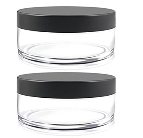 2PCS Foundation Make-up Cosmetic Coatainer Powder Puff Box Case Container