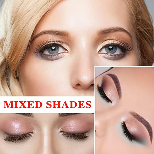 10 Colors Eyeshadow Palette, Matte Nude Glitter Eye Shadow Palette, High Pigmented, Easy to Use, Long Lasting, Fusang 1.00 g (Pack of 1) - Image 3