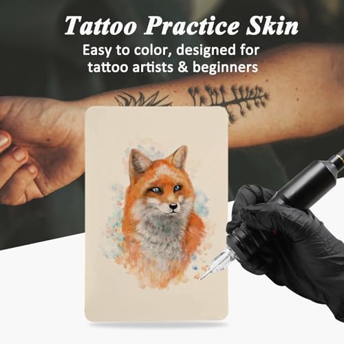 Tattoo Skin Practice - 10 Sheets 8x6" Double Sided Microblading Skin - Image 3