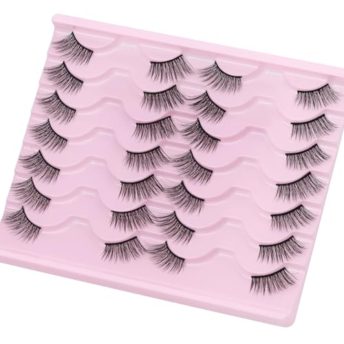 EMEDA 10 Pairs 3D False Eyelashes Natural Look Lightweight Reusable - Image 19