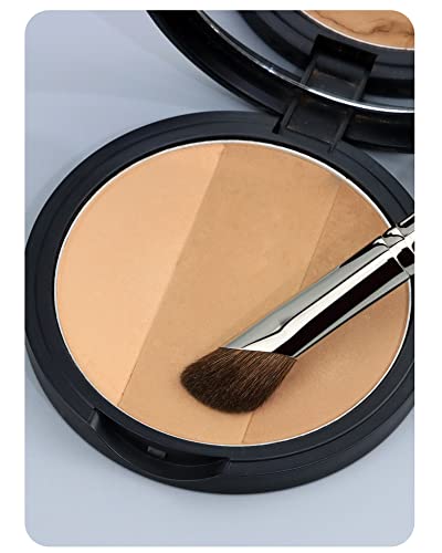 Champagne Facial Brushes, Blush Highlighting, Loose Powder, Fan Mask, Soft Applicator Tools - Image 20