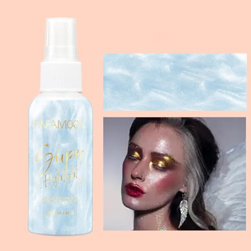 3PCS Body Glitter Spray, for Face Hair Body Glitter, Shimmer Sparkle Powder Makeup Spray for Prom, Festival Rave & Party RoseFlower - Image 2