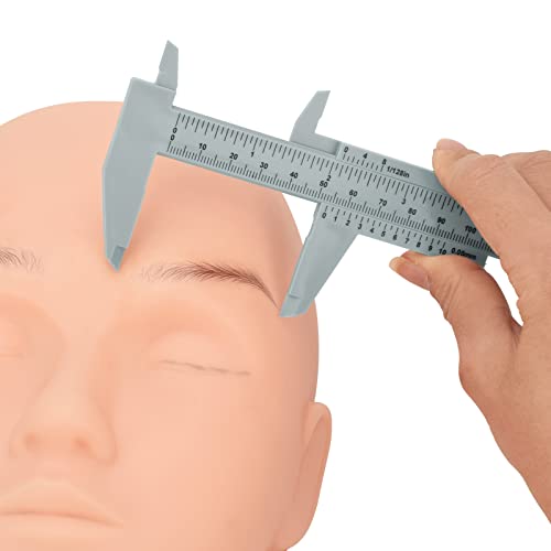 ATOMUS 6pcs Vernier Caliper Eyebrow Positioning Ruler Template for Permanent Makeup Tattoo Microblading Eyebrow Lip DIY Ruler - Image 6