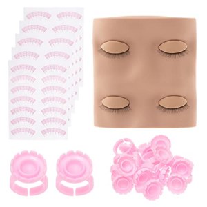 Lash Mannequin Head with 2 Pairs Replaced Eyelids