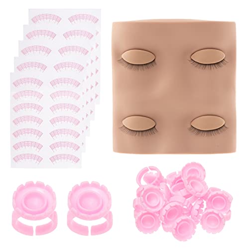 Lash Mannequin Head with 2 Pairs Replaced Eyelids