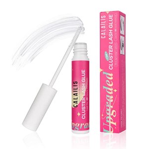 CALAILIS Lash Glue, Upgraded Super Strong Hold, Waterproof, Latex-Free, 48-Hour Wear