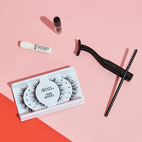 X-Tended Wear Demi Wispies 6-Day Lashes, Adhesive, Remover - Natural Look Ardell - Image 3