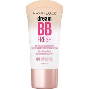 Maybelline Dream Fresh Skin Hydrating BB Cream Sheer Tint Coverage Oil-Free Medium 1 Fl Oz