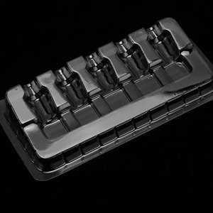 50pcs Tattoo Cartridge Needle Trays, Disposable Plastic, Transparent, Tattoo Inks Needle Holder Stand