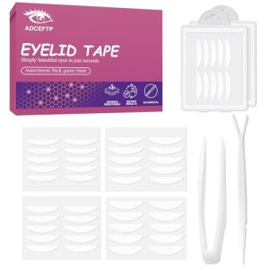 ADCEFTP Eyelid Tape, Assortment Pack (4mm - 7mm) 480Pcs, Instant Eye Lift, Droopy Lids, Non-Surgical