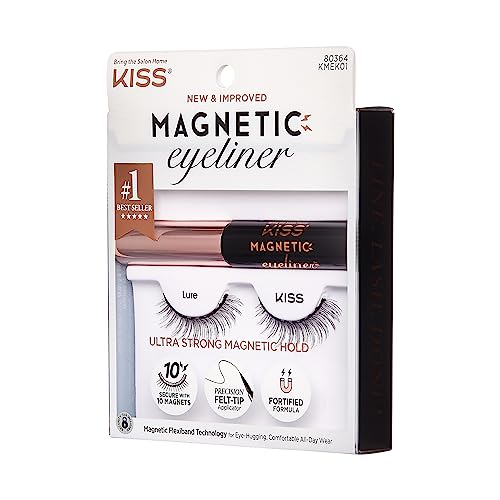 Magnetic Eyeliner & Lash Kit, Tempt, 1 Pair of Synthetic False Eyelashes With 5 Double Strength Magnets - Image 13