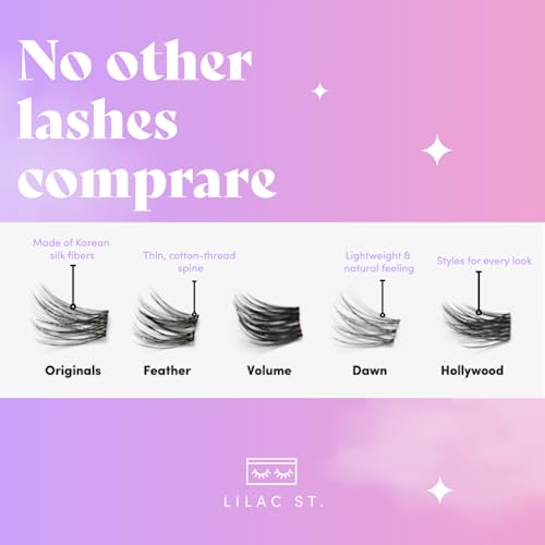 Lilac St - Original Lashes - Soft, Natural Look - Lightweight & Reusable - Vegan & Cruelty Free - 14mm - Image 3