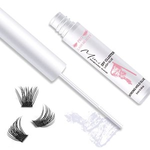 PRO LASHBEAUTY Cluster Lash Glue Clear 48-Hour Waterproof Hold Vegan Formula