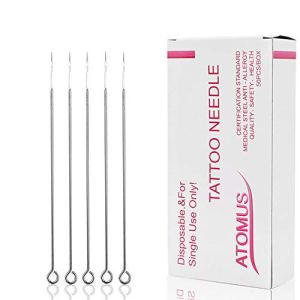 Atomus 50pcs 9RL Round Liner Disposable Tattoo Needles
