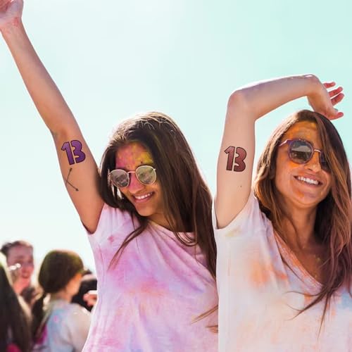 Number 13 Swiftie Fans Tattoos Set 2 Music Festival Accessory - Image 4