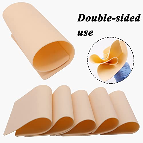 Autdor 20Pcs Tattoo Practice Skin 7.4x5.6" Double Sides - Flexible and Durable - Image 3