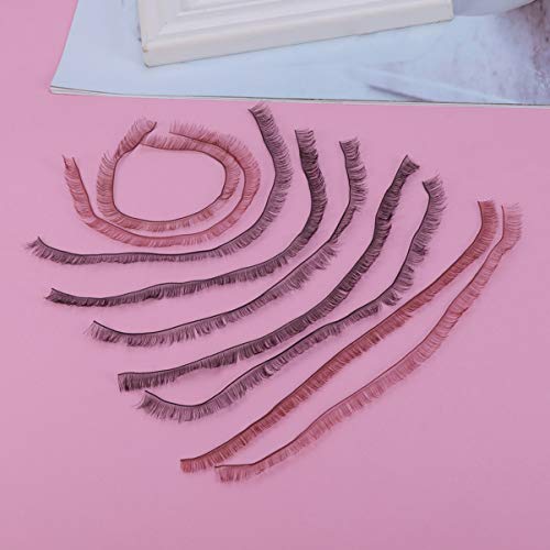 HEALLILY Fake Eyelashes Long Natural Handmade Doll Accessories for DIY Teddy Bear - Image 3