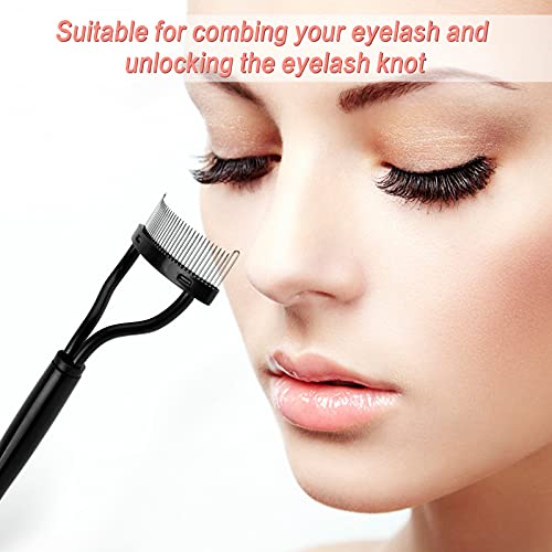 Eyelash Comb 5.5 Inch Black Arc Separator TTONPFA - Image 3