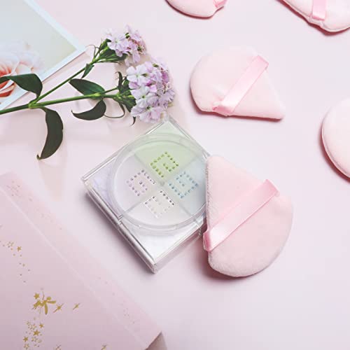 Cosmetic Makeup Sponge for Foundation Contouring Wet Dry Powder - Pink Triangle - Image 4