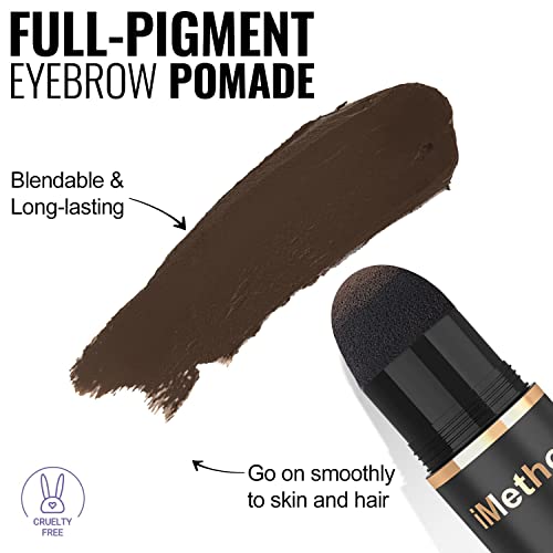 iMethod Eyebrow Stamp and Stencil Kit - Long-Lasting, Natural Look, 20 Shapes - Image 3