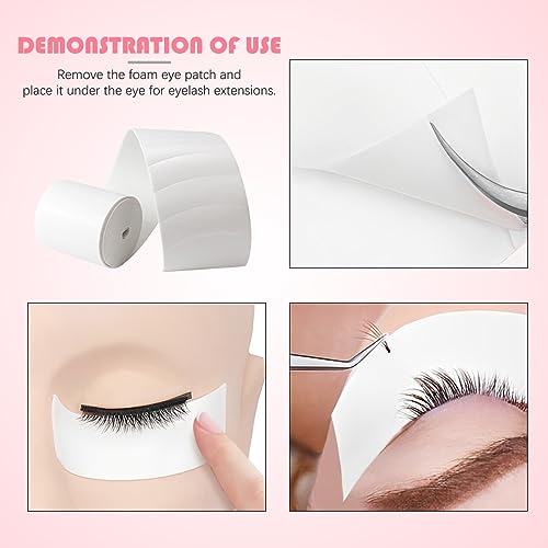 Foam Eye Pads Waterproof Lash Extension Supplies Pre Cut 110pcs - Image 3