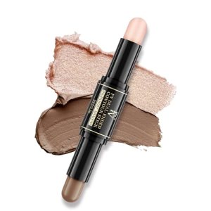 FV Cream Contour Stick, Dual-Ended Contouring & Highlighting Stick, Long Lasting and Waterproof Bronzer Stick, 7.5g, Neutral