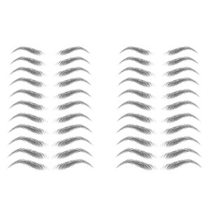 - Waterproof Natural Eyebrow Transfer Stickers Black Color