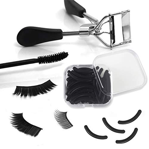 Eyelash Curler Refill Pads 30pcs Black Rubber with Hard Storage Case - Image 4