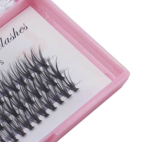 Bodermincer Grafting False Eyelashes 20D Soft 0.07 C Curl Lash Clusters Lash Extension Kit Individual Eyelashes Silk False Eye Lashes Extensions (14mm) - Image 2