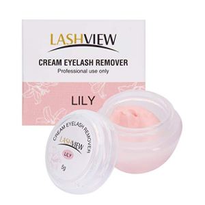 LASHVIEW Eyelash Extension Remover Cream, LILY Flavor, Low Irritation, 5g, 0.17 Ounce