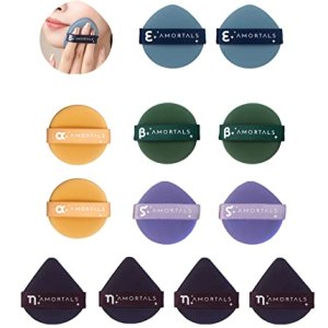 Ultimate Makeup Powder Puff Set 12PCS, Face Tools (Color)