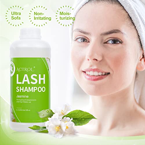 Eyelash Extension Cleanser 60ML Natural Lash Extension Shampoo Unscented Professional Eyelid Foaming Cleanser Paraben & Sulfate Free - Image 33