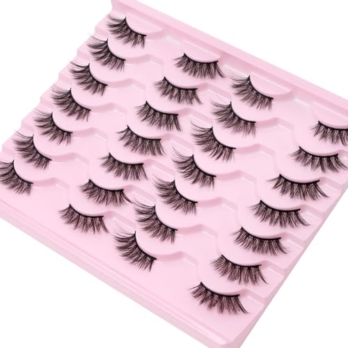EMEDA 10 Pairs 3D False Eyelashes Natural Look Lightweight Reusable - Image 64