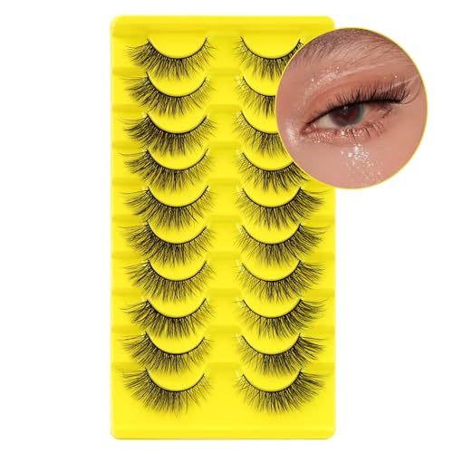 EMEDA 10 Pairs 3D False Eyelashes Natural Look Lightweight Reusable - Image 60