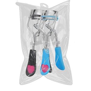 Eyelash Curler with Built-In Comb Attachment, Stainless Steel Separates Lashes False Eyelashes Accessory Tool[2 Color] SYTMR Lutiful
