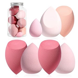 Makeup Sponge Set BS-MALL Blender Sponges 7 Pcs for Liquid, Cream, and Powder Multi-colored