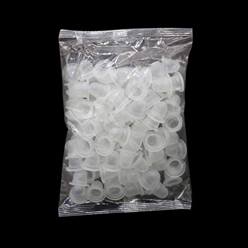 Healifty Tattoo Ink Caps Silicone Eyelash Makeup Pigment Container - Image 6