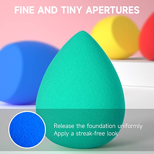 FACEMADE 12 PCS Makeup Sponge Set and 1 Sponge Holder, Beauty Sponges for Liquid, Cream and Powder - Image 3