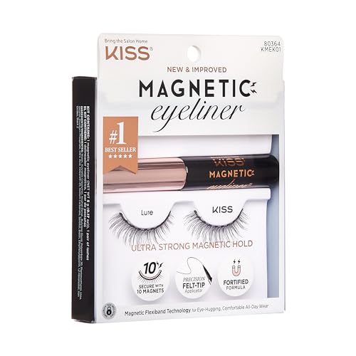 Magnetic Eyeliner & Lash Kit, Tempt, 1 Pair of Synthetic False Eyelashes With 5 Double Strength Magnets - Image 14