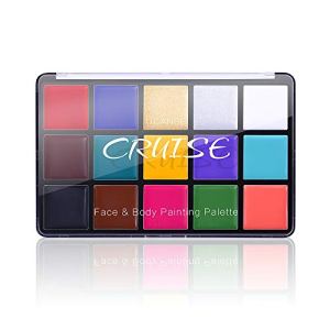 UCANBE 15 Colors FX Makeup Palette- Non-Toxic Hypoallergenic Safe Facepaint for Halloween, Cosplay Parties