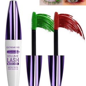 5D Blue Voluminous Lengthening Mascara Waterproof Smudge-Proof Color Mascara 10.00 g
