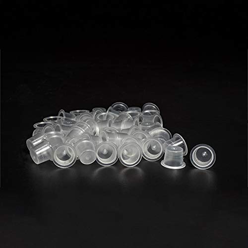 Wormhole Tattoo Ink Caps for Tattooing Mixed Tattoo Ink Cups Disposable Pigment Cups #9 Small #13 Medium #16 Large - Image 3