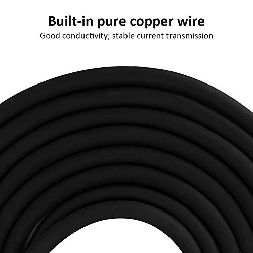 Tattoo Clip Cord 2M Silicone RCA Hook Line for Tattoo Machine Black - Image 4