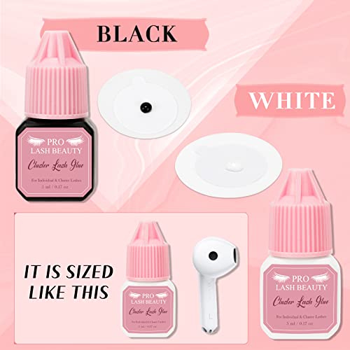 Long Lasting Cluster Lash Glue Waterproof DIY 5ml Clear PRO LASHBEAUTY - Image 4