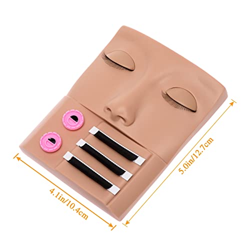 Lash Extension Mannequin Head Training Kit with 3D Realistic Eyelids - Image 4